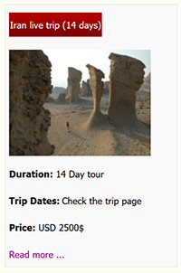 Iran Live tour 14 days premium